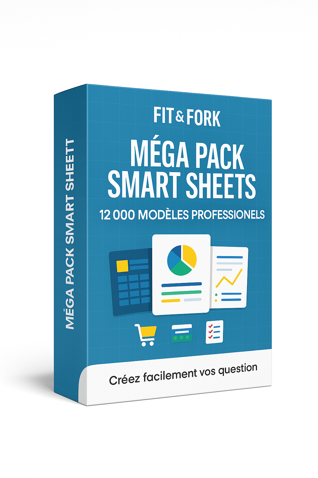 Méga Pack Smart Sheets – 12 000 Modèles Professionnels (Excel & Google Sheets)